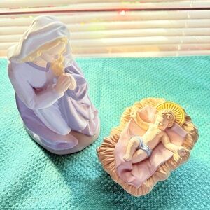 Nativity Scene cerámica- Multicolor Religious figures